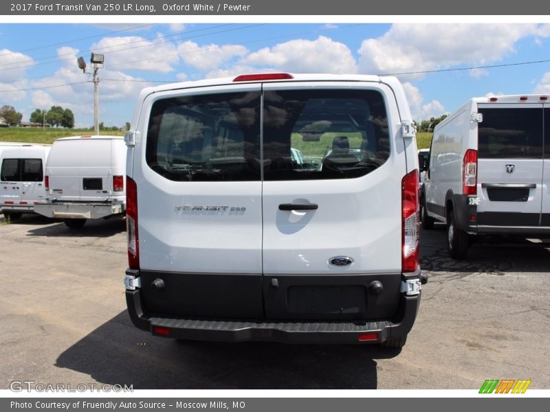 Oxford White / Pewter 2017 Ford Transit Van 250 LR Long