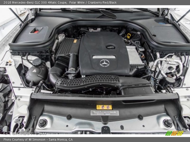  2018 GLC 300 4Matic Coupe Engine - 2.0 Liter Turbocharged DOHC 16-Valve VVT 4 Cylinder