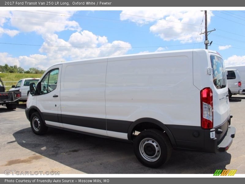 Oxford White / Pewter 2017 Ford Transit Van 250 LR Long