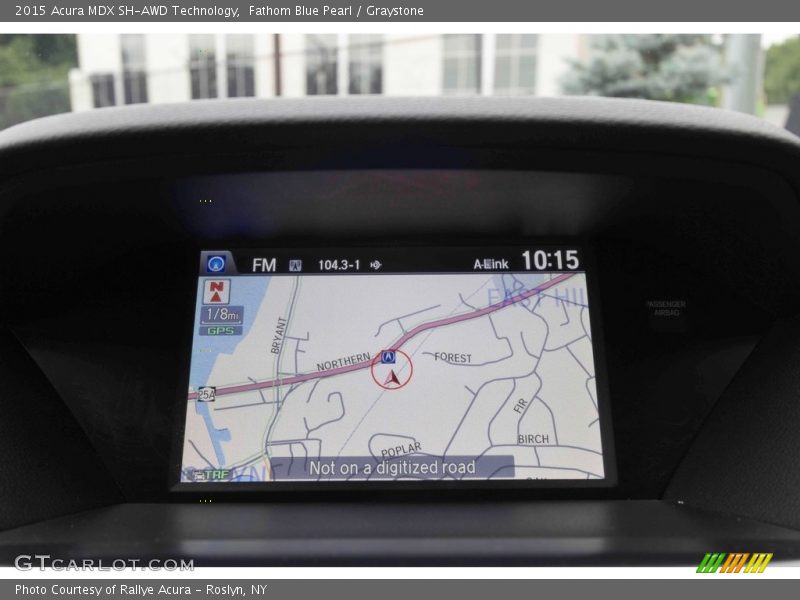 Fathom Blue Pearl / Graystone 2015 Acura MDX SH-AWD Technology