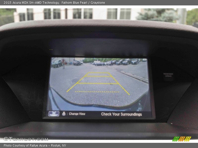 Fathom Blue Pearl / Graystone 2015 Acura MDX SH-AWD Technology