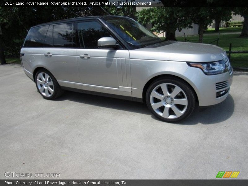 Aruba Metallic / Espresso/Almond 2017 Land Rover Range Rover Supercharged