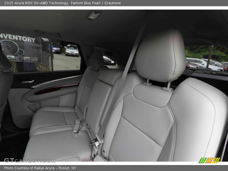 Fathom Blue Pearl / Graystone 2015 Acura MDX SH-AWD Technology