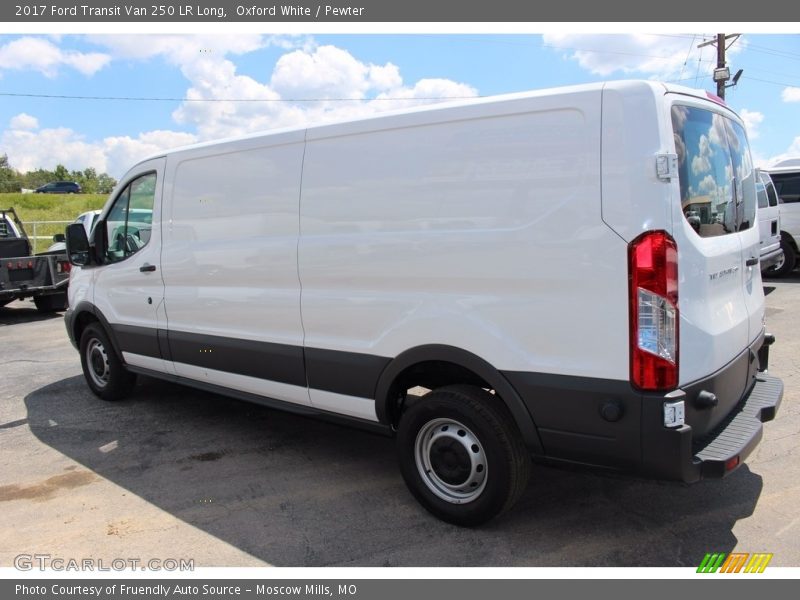 Oxford White / Pewter 2017 Ford Transit Van 250 LR Long