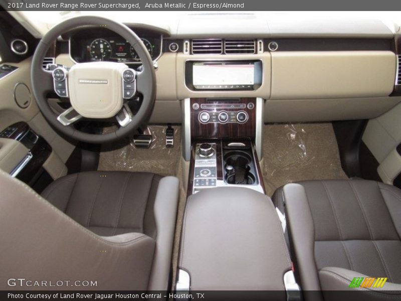 Aruba Metallic / Espresso/Almond 2017 Land Rover Range Rover Supercharged