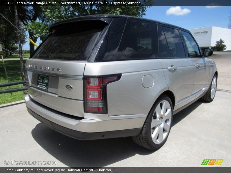 Aruba Metallic / Espresso/Almond 2017 Land Rover Range Rover Supercharged
