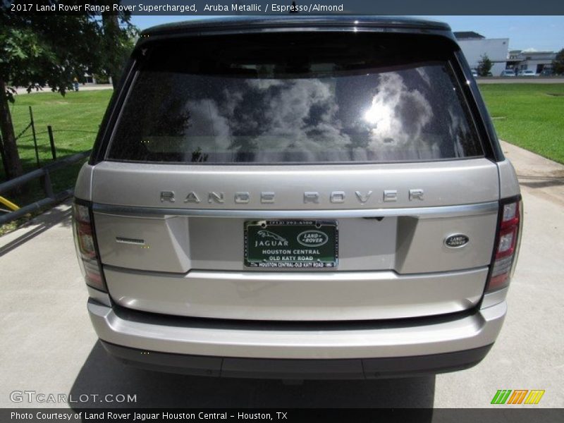 Aruba Metallic / Espresso/Almond 2017 Land Rover Range Rover Supercharged