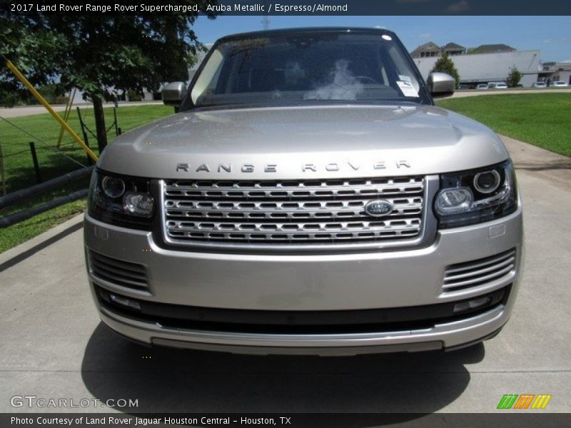 Aruba Metallic / Espresso/Almond 2017 Land Rover Range Rover Supercharged