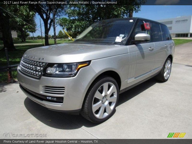 Aruba Metallic / Espresso/Almond 2017 Land Rover Range Rover Supercharged