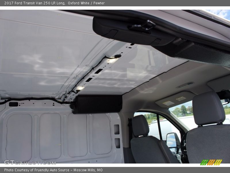 Oxford White / Pewter 2017 Ford Transit Van 250 LR Long