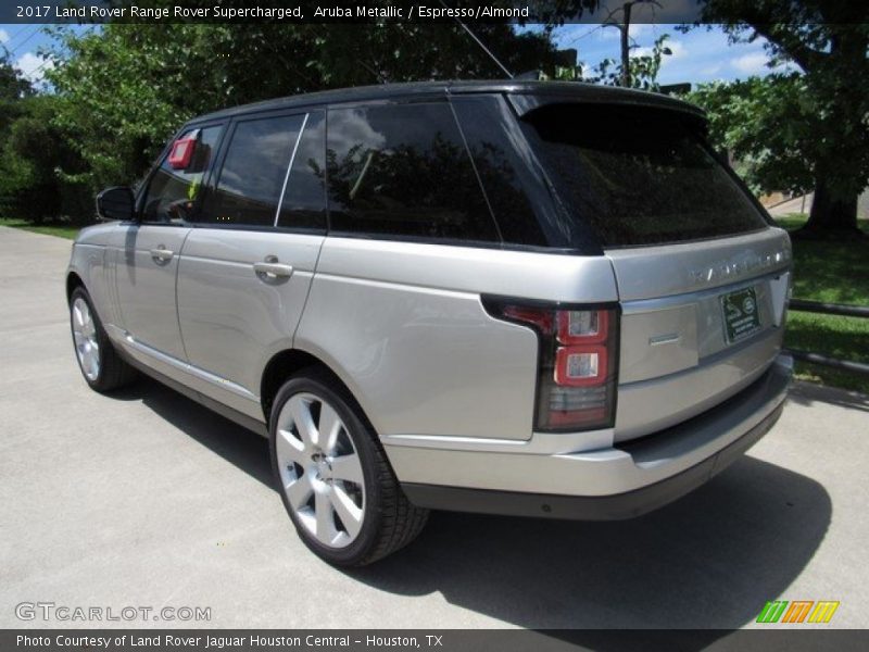 Aruba Metallic / Espresso/Almond 2017 Land Rover Range Rover Supercharged