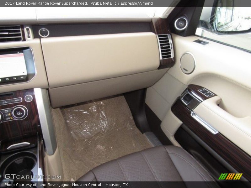 Aruba Metallic / Espresso/Almond 2017 Land Rover Range Rover Supercharged