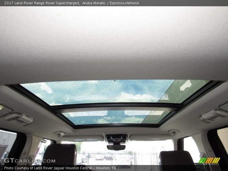 Aruba Metallic / Espresso/Almond 2017 Land Rover Range Rover Supercharged