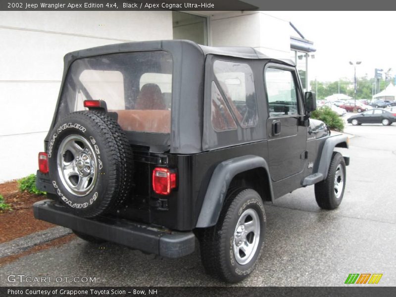 Black / Apex Cognac Ultra-Hide 2002 Jeep Wrangler Apex Edition 4x4