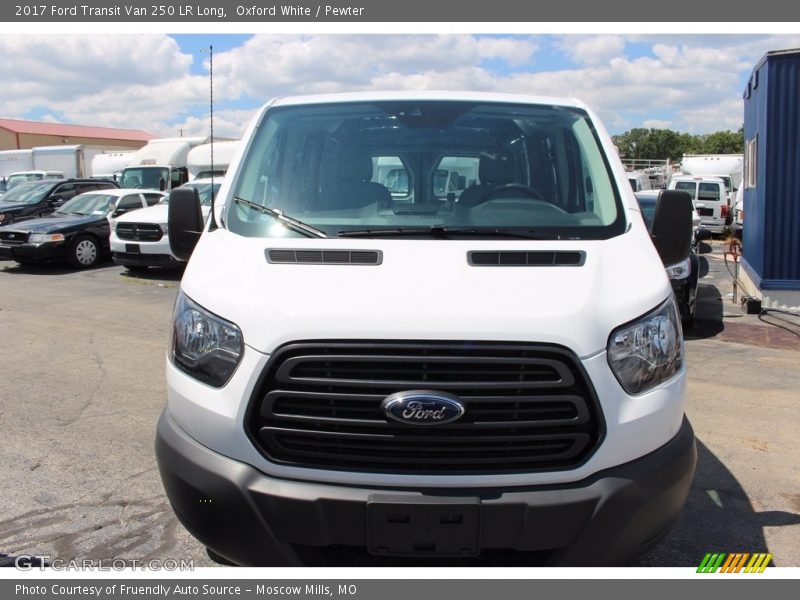 Oxford White / Pewter 2017 Ford Transit Van 250 LR Long