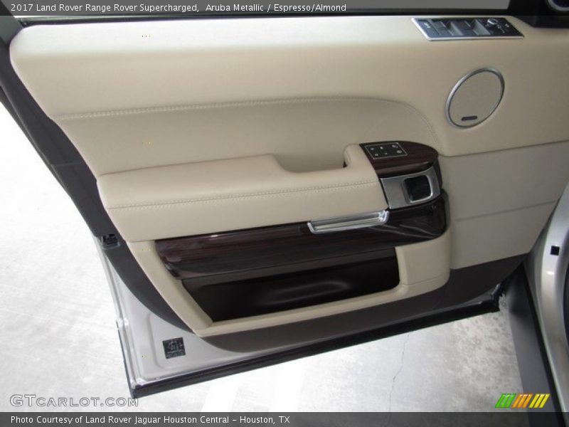 Aruba Metallic / Espresso/Almond 2017 Land Rover Range Rover Supercharged