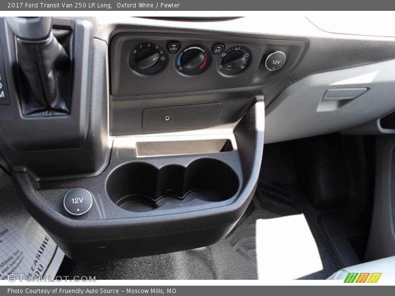 Oxford White / Pewter 2017 Ford Transit Van 250 LR Long