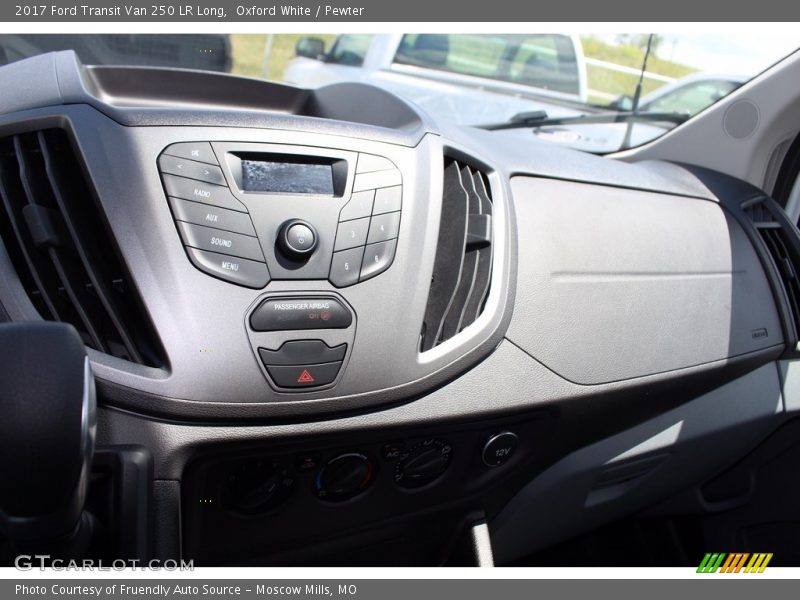 Oxford White / Pewter 2017 Ford Transit Van 250 LR Long