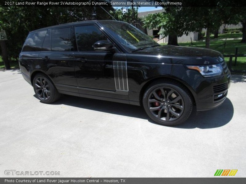 Santorini Black Metallic / Ebony/Pimento 2017 Land Rover Range Rover SVAutobiography Dynamic