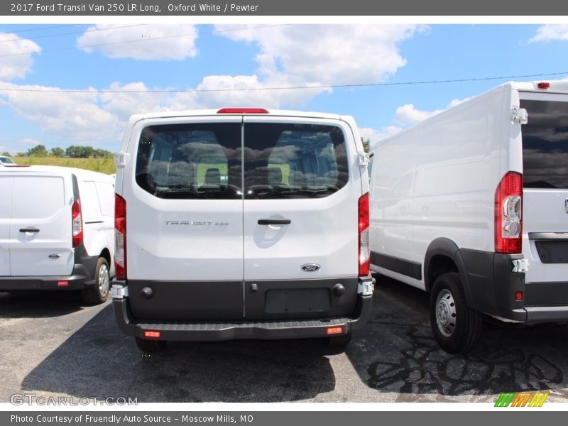 Oxford White / Pewter 2017 Ford Transit Van 250 LR Long