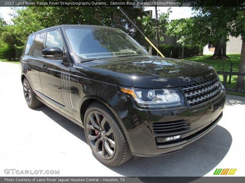 Santorini Black Metallic / Ebony/Pimento 2017 Land Rover Range Rover SVAutobiography Dynamic