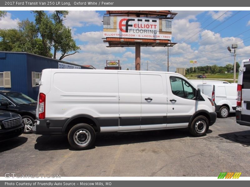 Oxford White / Pewter 2017 Ford Transit Van 250 LR Long