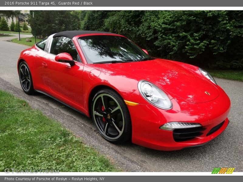 Guards Red / Black 2016 Porsche 911 Targa 4S