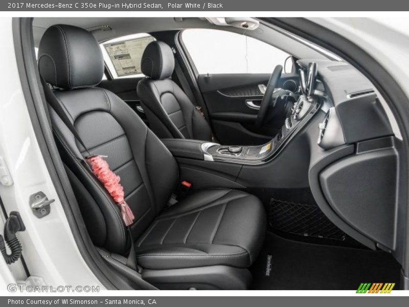 Polar White / Black 2017 Mercedes-Benz C 350e Plug-in Hybrid Sedan