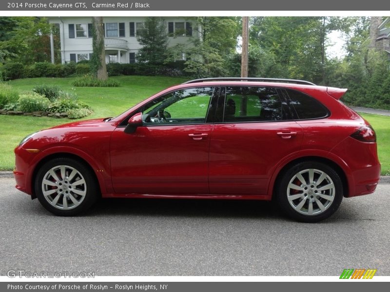 Carmine Red / Black 2014 Porsche Cayenne GTS