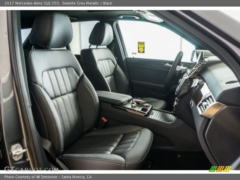 Selenite Grey Metallic / Black 2017 Mercedes-Benz GLE 350