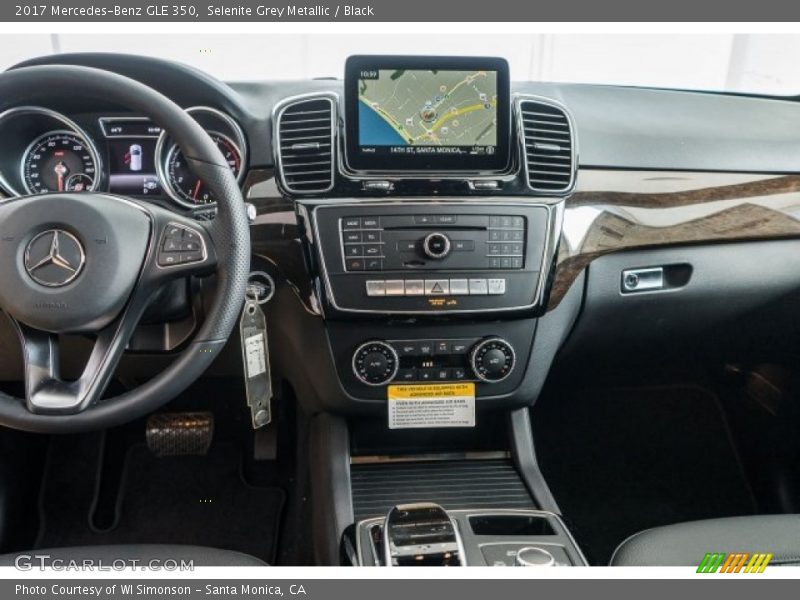 Selenite Grey Metallic / Black 2017 Mercedes-Benz GLE 350