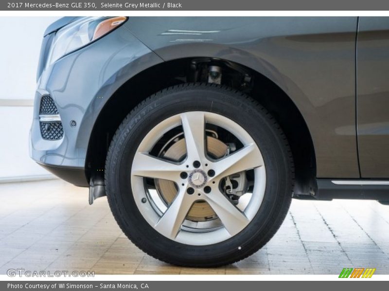 Selenite Grey Metallic / Black 2017 Mercedes-Benz GLE 350