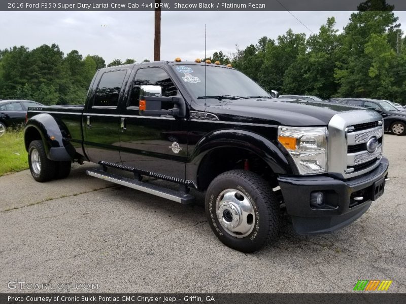 Shadow Black / Platinum Pecan 2016 Ford F350 Super Duty Lariat Crew Cab 4x4 DRW