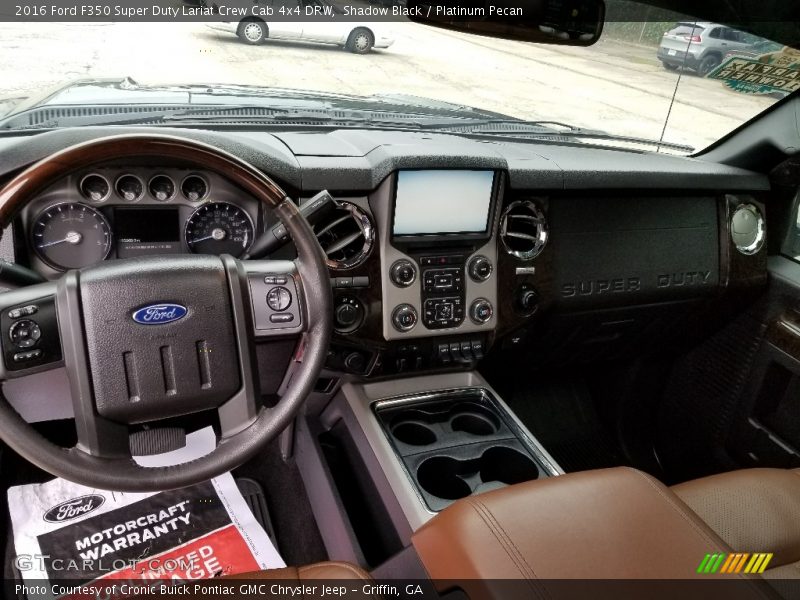 Shadow Black / Platinum Pecan 2016 Ford F350 Super Duty Lariat Crew Cab 4x4 DRW
