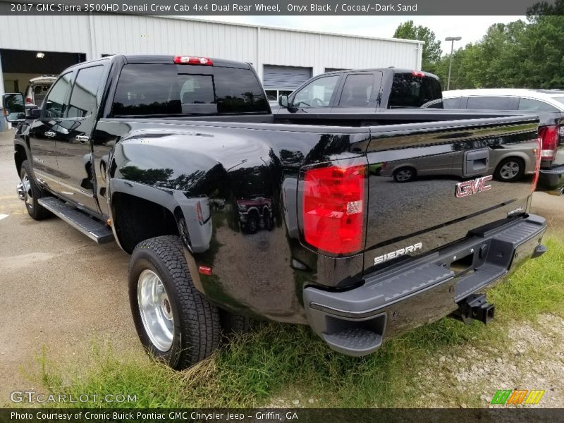 Onyx Black / Cocoa/­Dark Sand 2017 GMC Sierra 3500HD Denali Crew Cab 4x4 Dual Rear Wheel