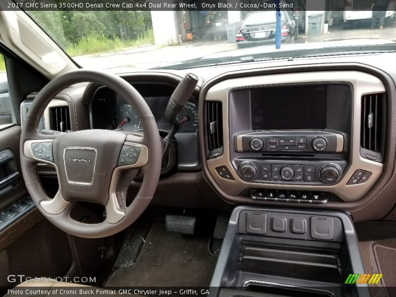 Onyx Black / Cocoa/­Dark Sand 2017 GMC Sierra 3500HD Denali Crew Cab 4x4 Dual Rear Wheel