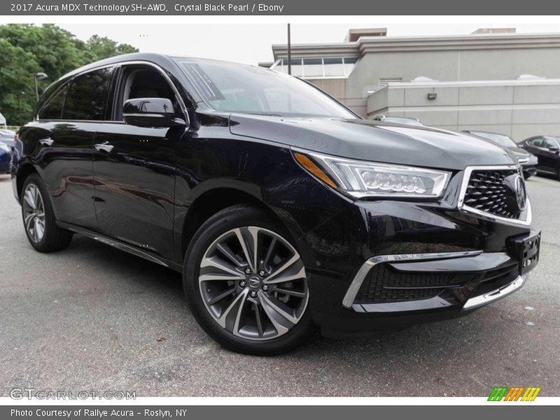 Crystal Black Pearl / Ebony 2017 Acura MDX Technology SH-AWD