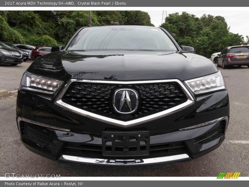 Crystal Black Pearl / Ebony 2017 Acura MDX Technology SH-AWD