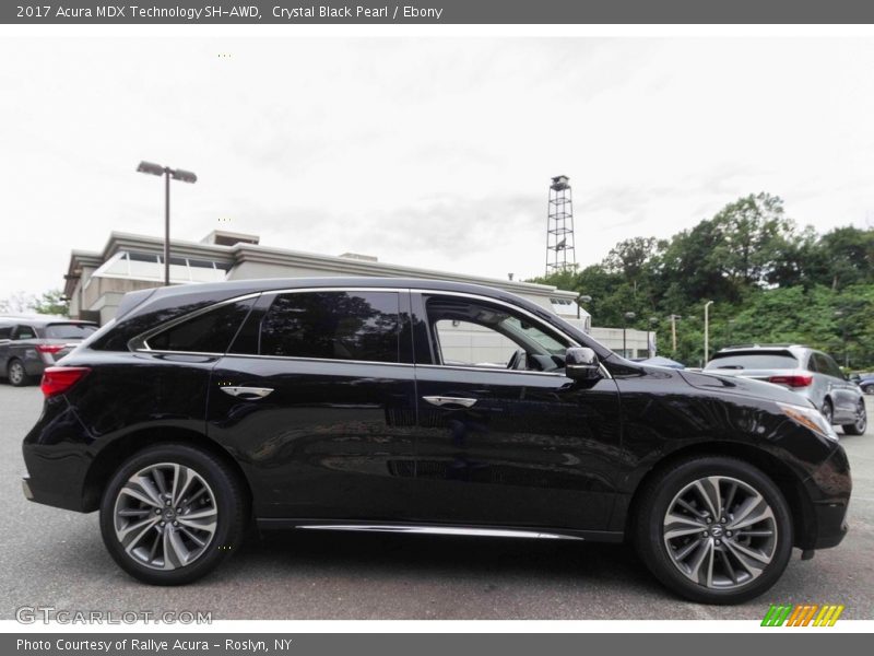 Crystal Black Pearl / Ebony 2017 Acura MDX Technology SH-AWD