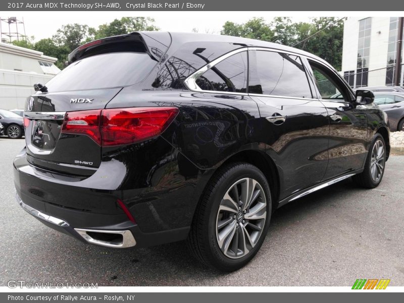 Crystal Black Pearl / Ebony 2017 Acura MDX Technology SH-AWD