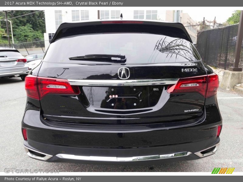 Crystal Black Pearl / Ebony 2017 Acura MDX Technology SH-AWD