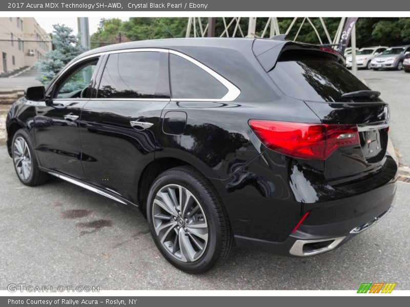 Crystal Black Pearl / Ebony 2017 Acura MDX Technology SH-AWD