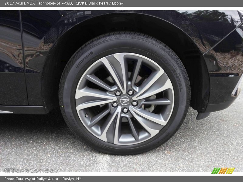 Crystal Black Pearl / Ebony 2017 Acura MDX Technology SH-AWD