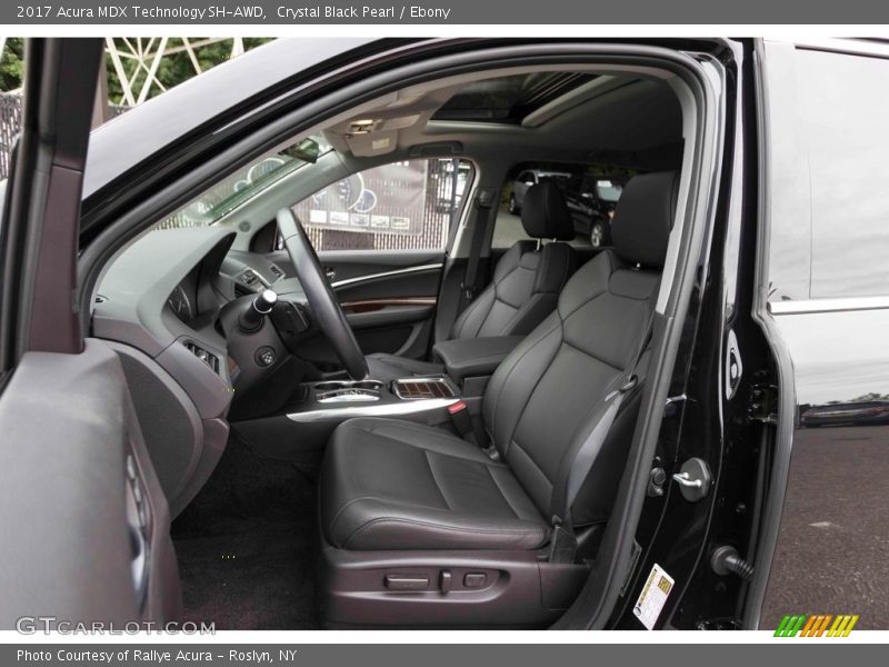 Crystal Black Pearl / Ebony 2017 Acura MDX Technology SH-AWD