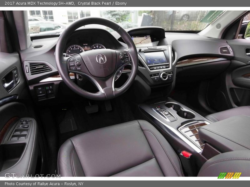 Crystal Black Pearl / Ebony 2017 Acura MDX Technology SH-AWD