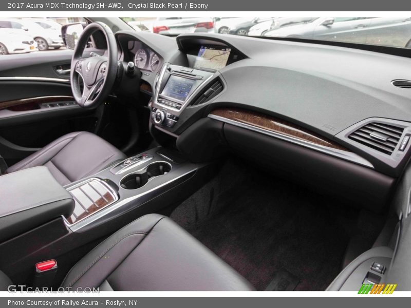 Crystal Black Pearl / Ebony 2017 Acura MDX Technology SH-AWD