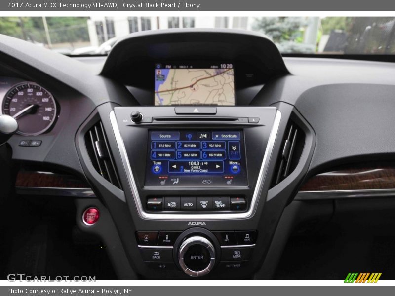 Crystal Black Pearl / Ebony 2017 Acura MDX Technology SH-AWD