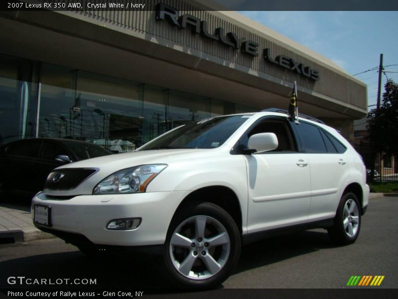 Crystal White / Ivory 2007 Lexus RX 350 AWD