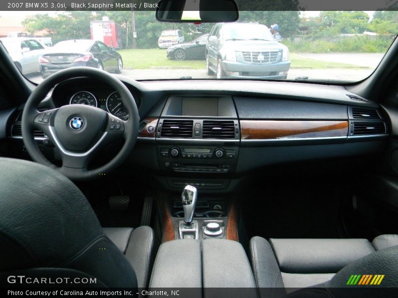 Black Sapphire Metallic / Black 2007 BMW X5 3.0si