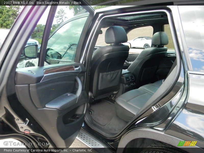 Black Sapphire Metallic / Black 2007 BMW X5 3.0si